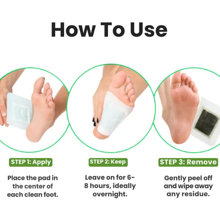 Kinoki Cleansing Detox Foot Pads, Ginger & salt Foot Patch